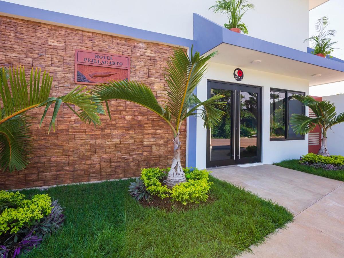 Hotel Pejelagarto Bacalar Ngoại thất bức ảnh