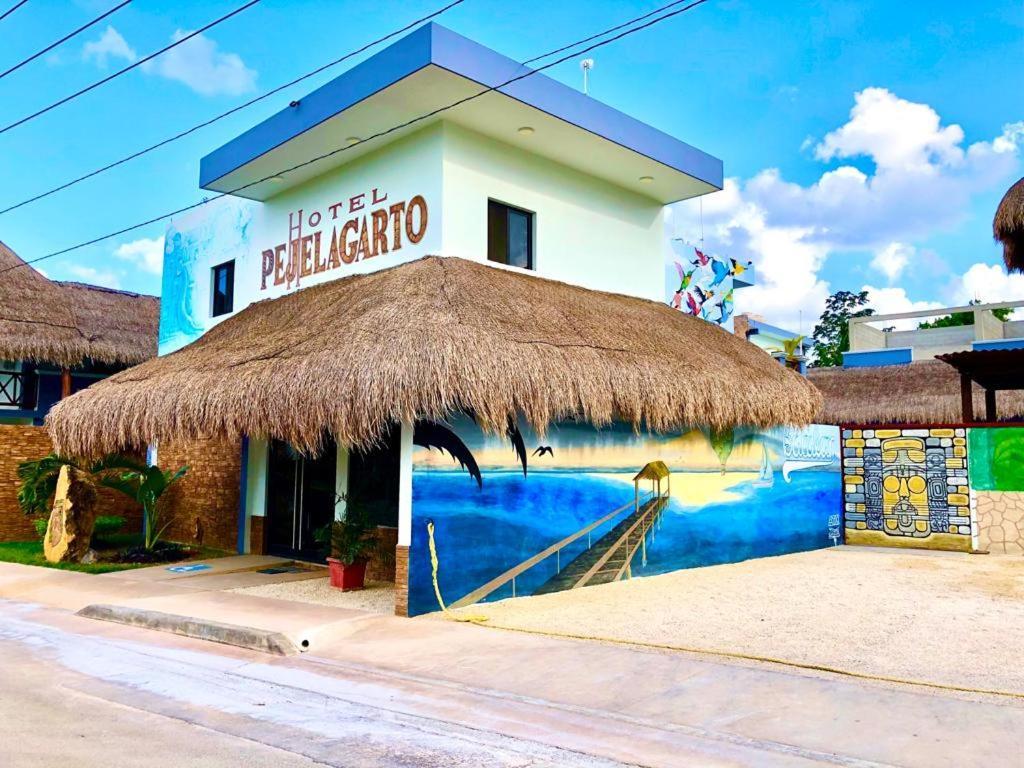 Hotel Pejelagarto Bacalar Ngoại thất bức ảnh