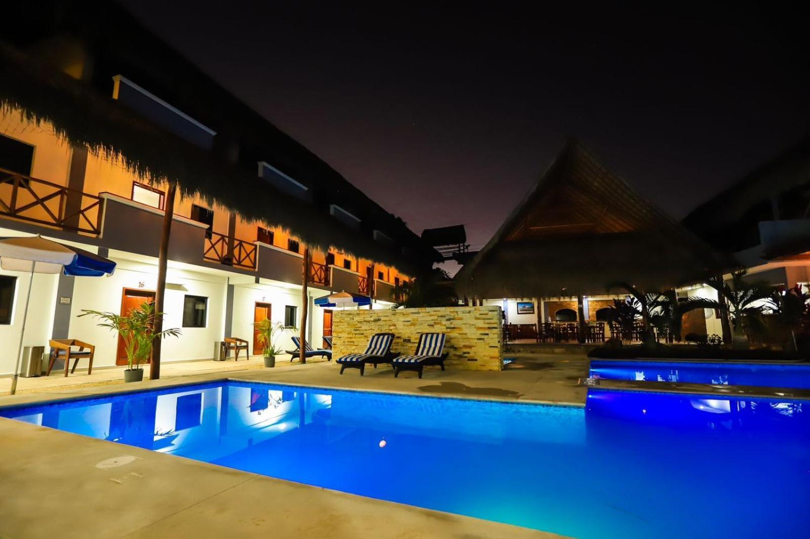 Hotel Pejelagarto Bacalar Ngoại thất bức ảnh